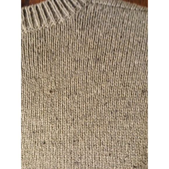 CHAPS Mens LARGE Green W/ Navy BLEND & NAVY  Logo COTTON Crewneck SWEATER - Picture 16 of 16